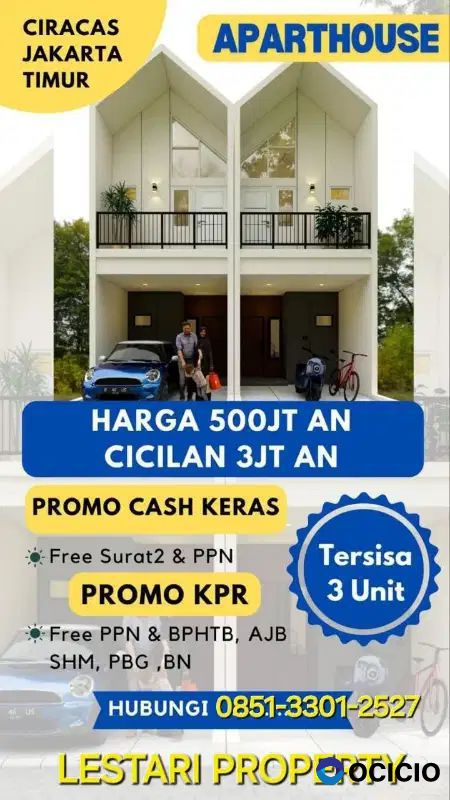 Rumah 2 Lantai Di Jakarta Timur Ciracas