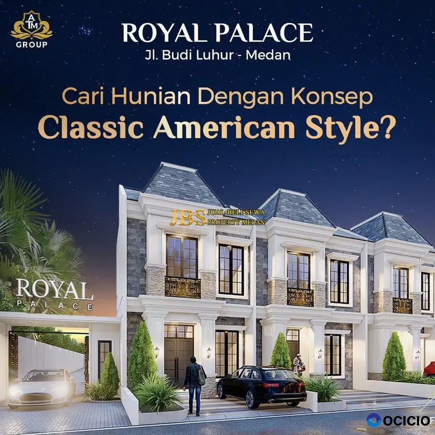 Dijual Villa 2 Tingkat di Komplek Royal Palace Jalan Budi Luhur No. 62