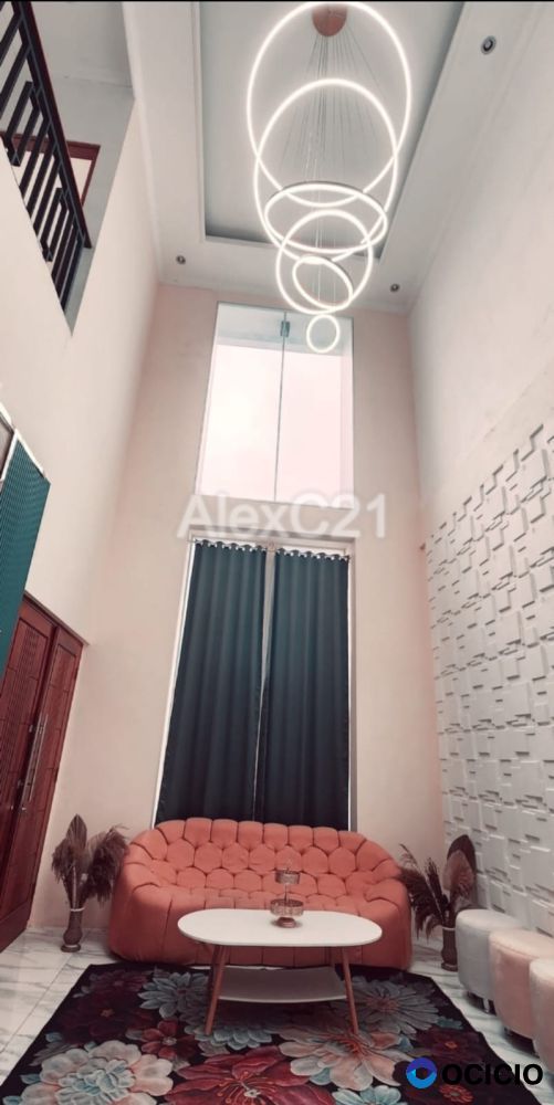 Dijual rumah villa mewah fully furnished 2 lantai di Tanah Baru, Kota Depok