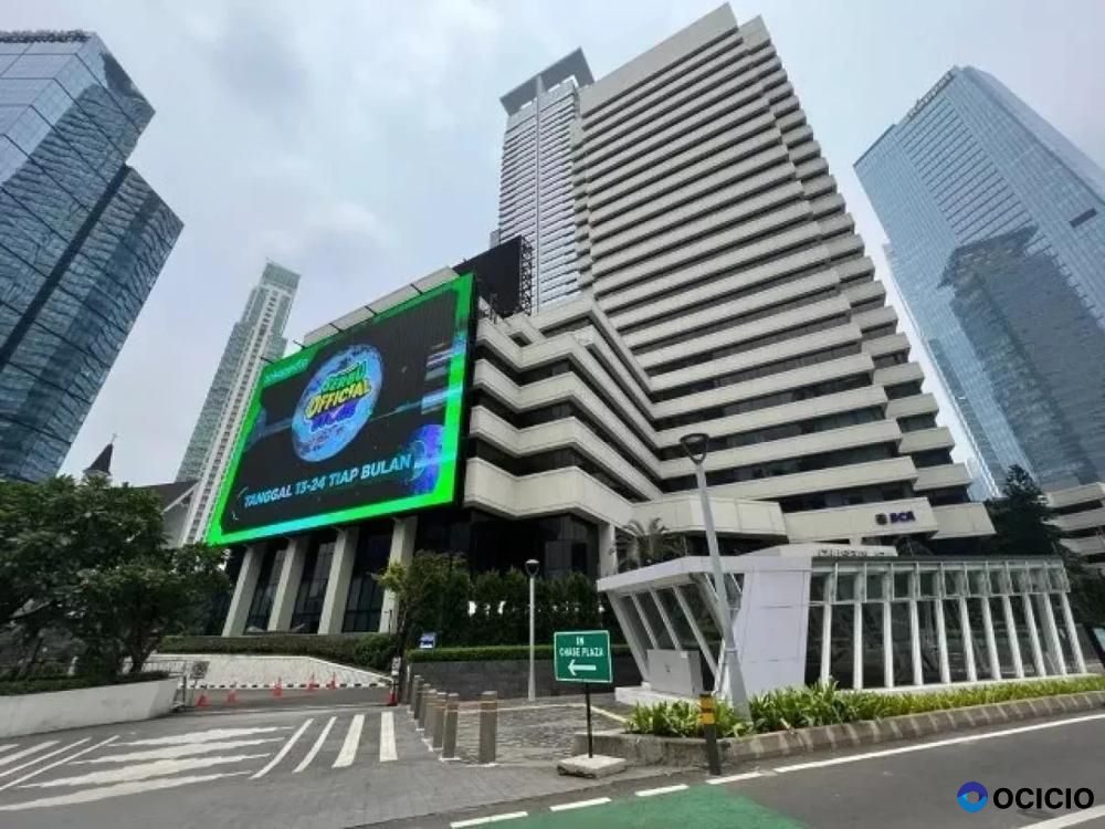 Sewa ruang kantor di Chase Plaza, Sudirman, Jakarta Selatan