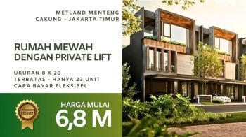 White Rose Rumah Mewah Metland Menteng Cakung Harga Perdana