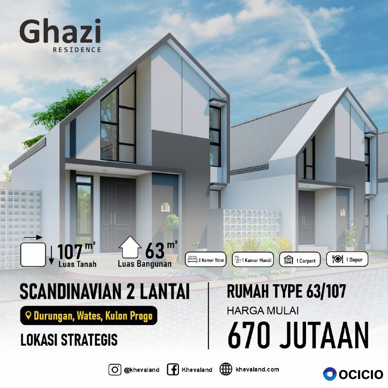 jual rumah 2 lantai di wates kulon progo yogyakarta