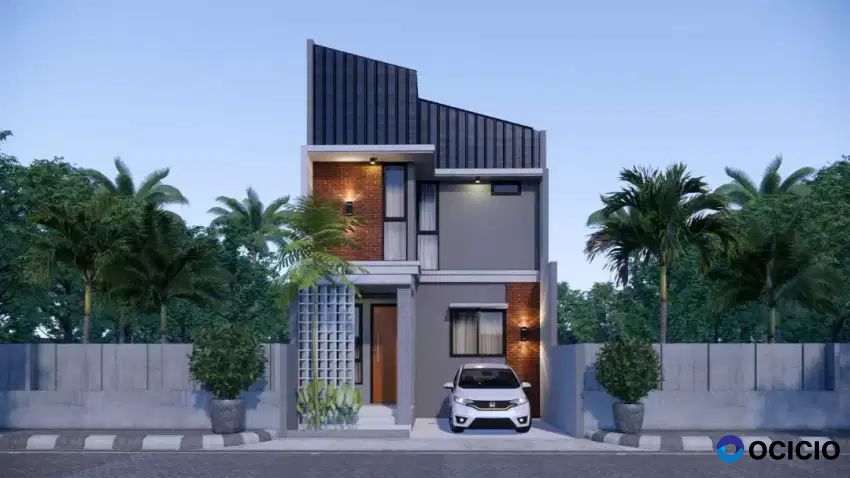 Dijual rumah tingkat bangunan baru minimalis di pekayon galaxy
