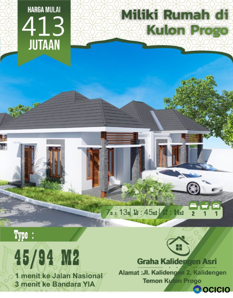 rumah di temon dekat bandara yia kulon progo yogyakarta