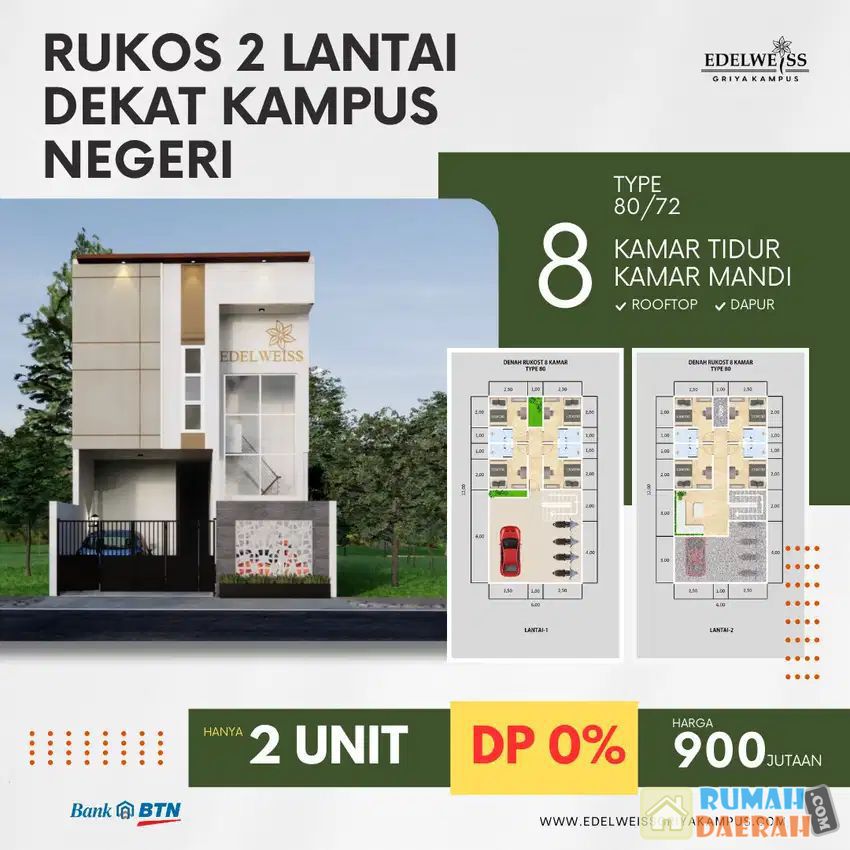 KOST MURAH DEKAT KAMPUS NEGRI
