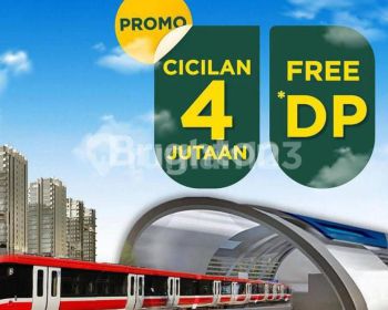 apartemen LRT City Ciracas beli 1 bed dapat 2bed