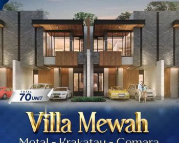 Dijual Villa Mewah Komplek Cemara Park Palace Jalan Pendidikan - Metal