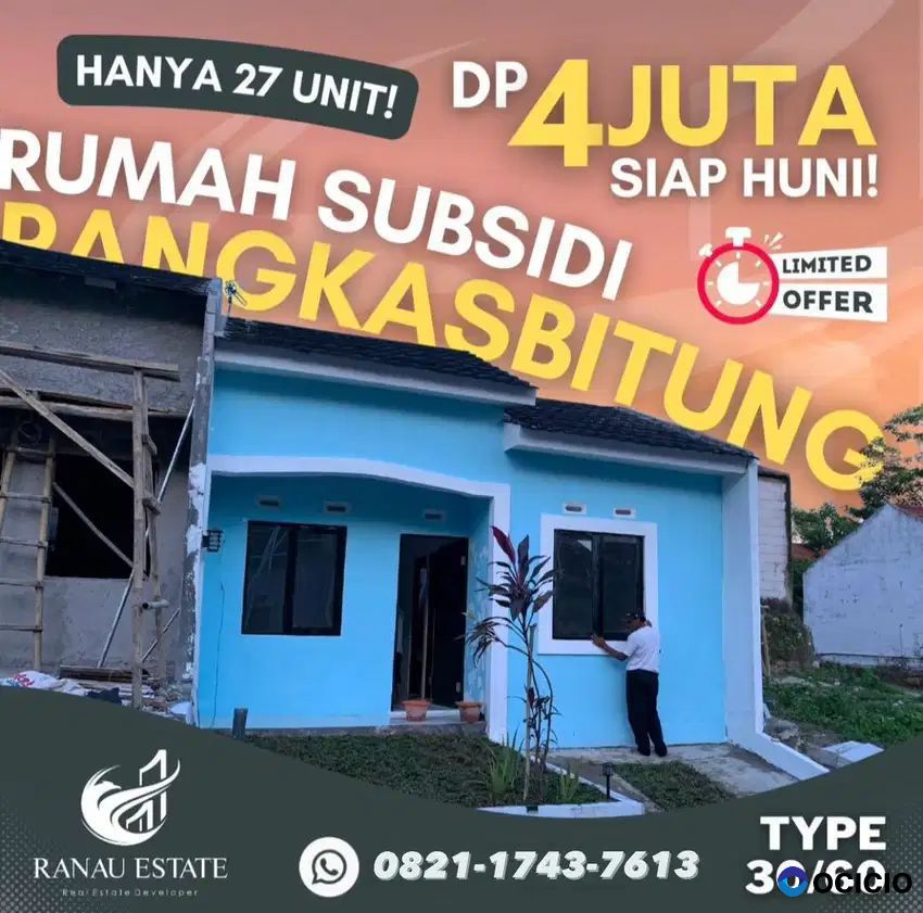 Dijual rumah cash harga promo