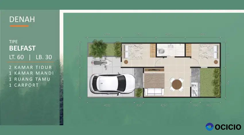 Citaville Parung Panjang Tipe Belfast