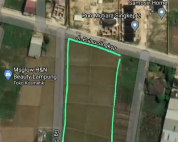 Tanah 4100 meter di pulau singkep bandar lampung