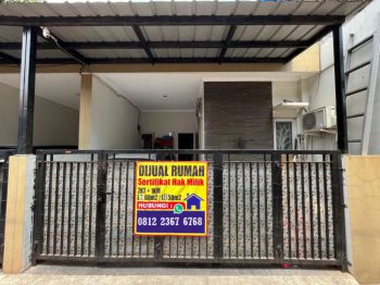 DIJUAL CEPAT RUMAH AKSES MOBIL  CASH / KPR BANK Lubang Buaya Jakarta Timur.