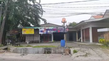 Dijual tanah hook 234 m + 6 kios pinggir jalan raya perumahan pekayon