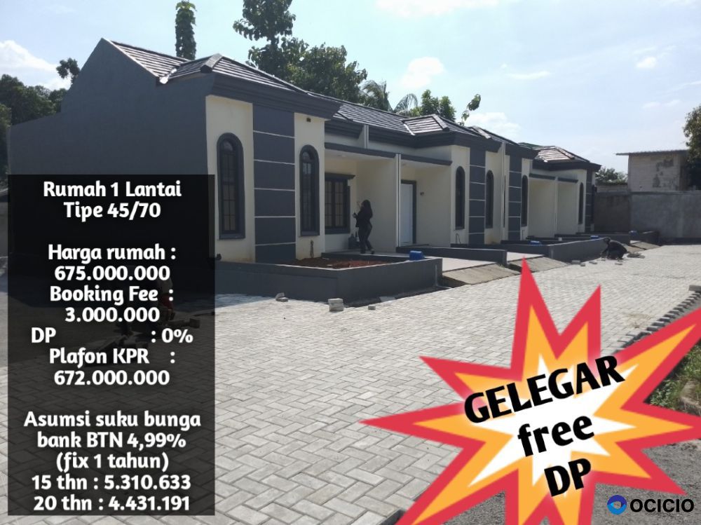 Di jual rumah 600 jutaan di Cilodong depok