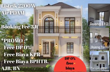 Jual rumah tanpa DP harga 600 jutaan