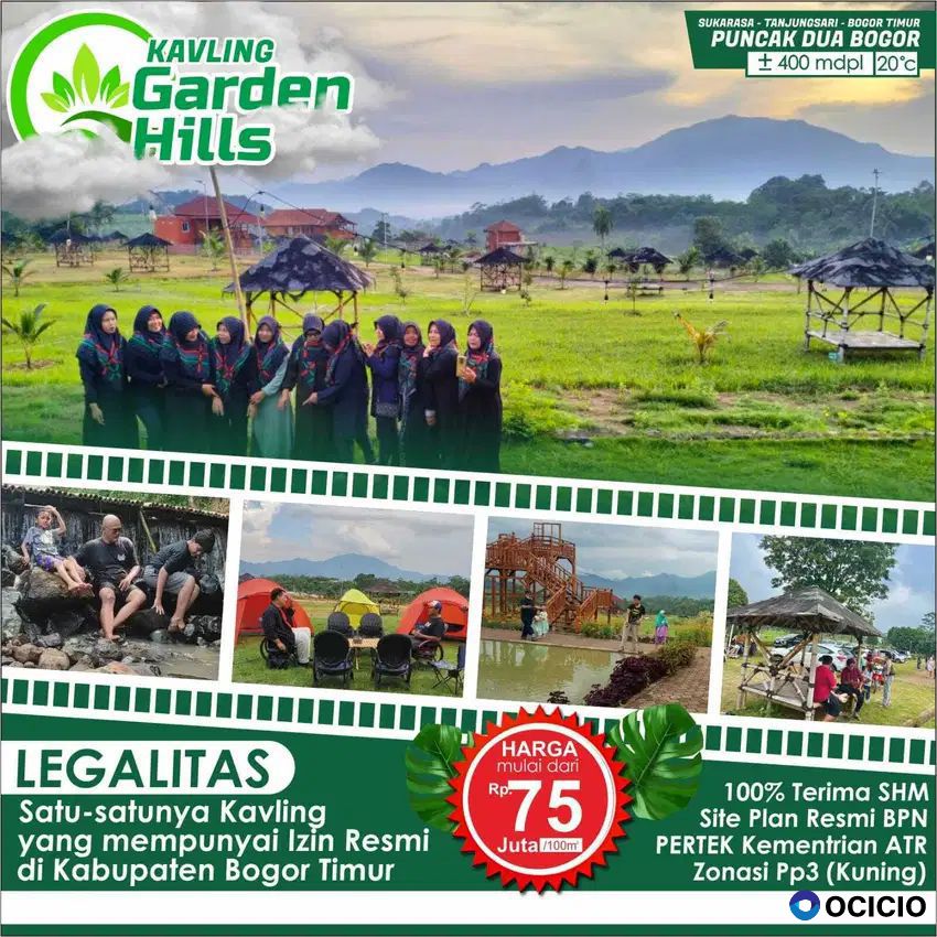 Dijual Tanah Siap Bangun dikomplek