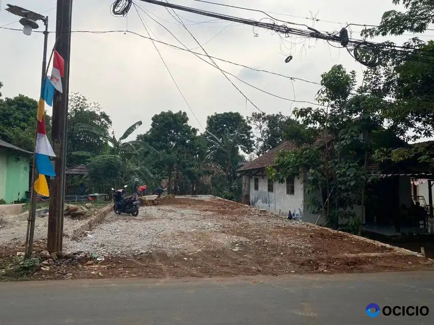 Dijual tanah pinggir jalan raya (bisa papasan 2 mobil)