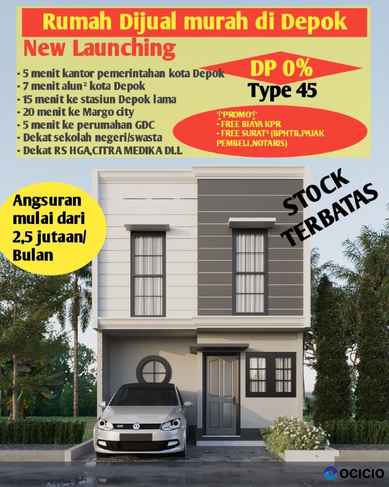 Rumah 300 jutaan di Depok 