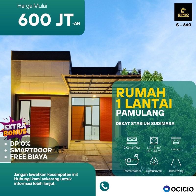CLUSTER MODERN DI PAMULANG