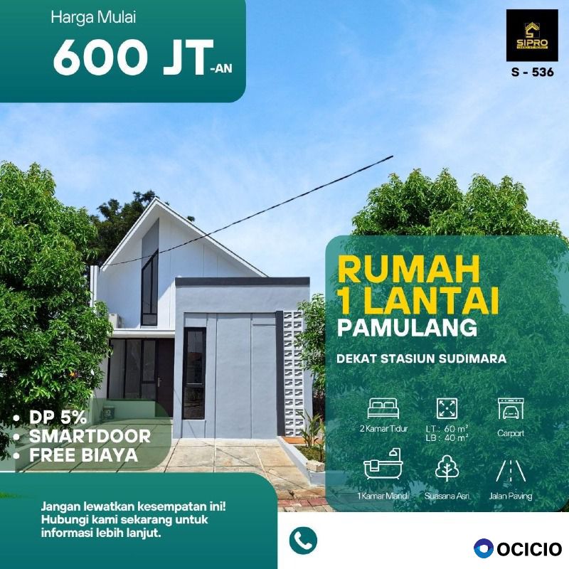 RUMAH CLUSTER DI PAMULANG