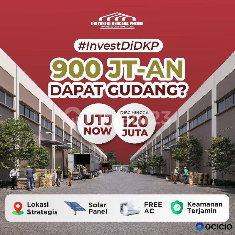 Gudang Dekat Pintul Tol, Dekat Teluk Lamong, Pusat Industri