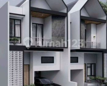 Dijual Rumah Baru Model Menzzanine Di Warung Sila Jagakarsa