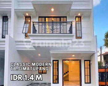 Dijual Rumah Clasic Modern Di tanjung Barat