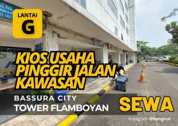 Sewa Kios Usaha Samping Indomaret Apartemen Bassura City