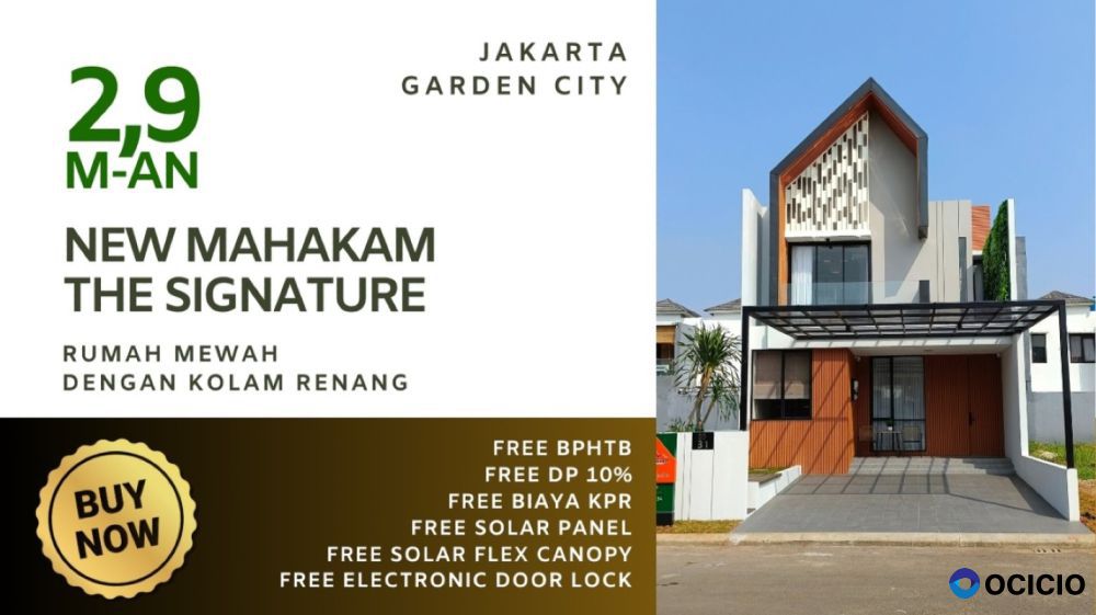 Mahakam Jakarta Garden City dengan Kolam Renang