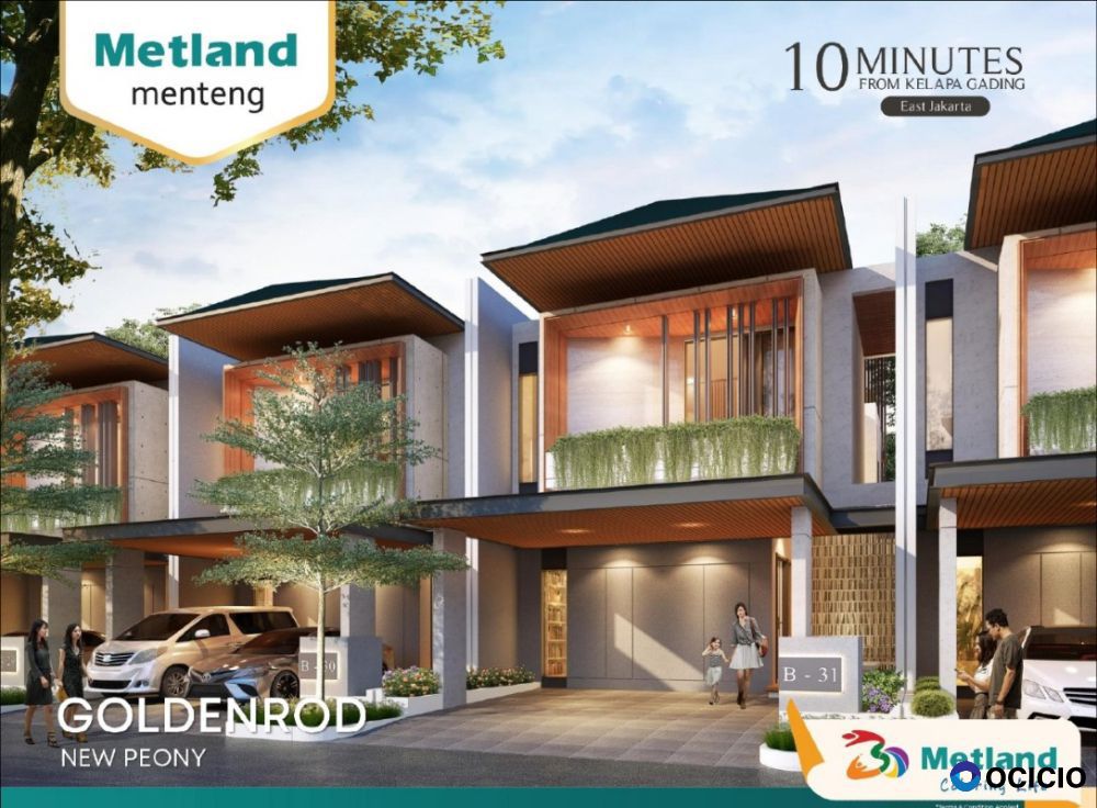 Rumah Mewah Cakung Goldenrod Peony Metland Menteng