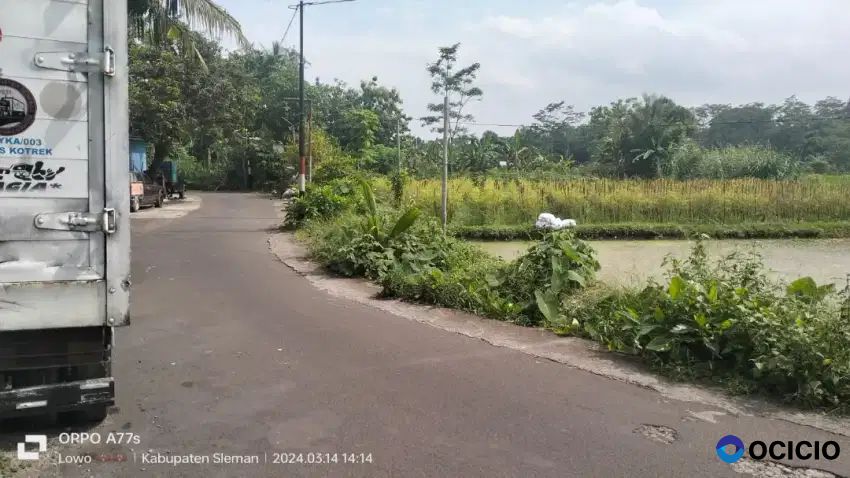 Djual Tanah sawah di burikan Sumberadi Mlati Sleman
