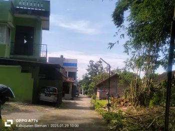 Dijual Tanah Pekarangan Murah Meriah Di Selatan SMA 1 Ngaglik Sleman