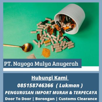 Jasa import suplemen dari guangzhou - nayoga logistics