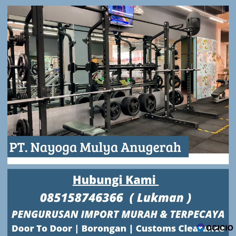 Jasa import alat fitnes nayoga door to door  