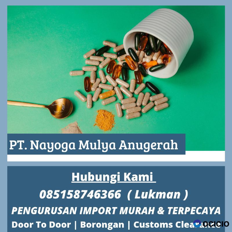 Jasa import suplemen nayoga door to door 