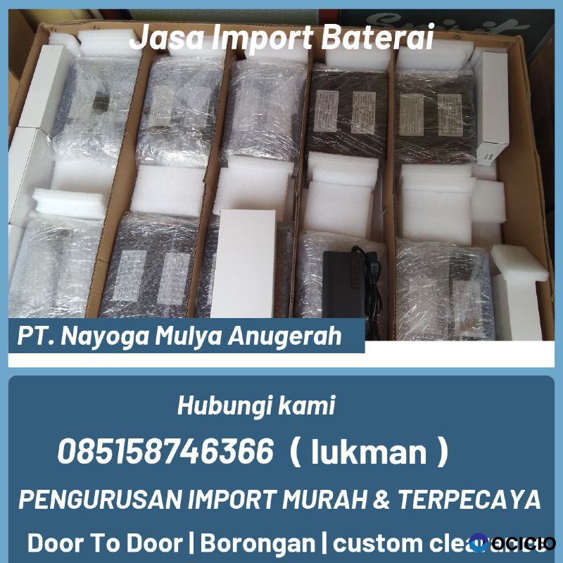 Jasa Import Baterai Door To Door | NYG Express