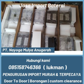 Jasa Import Baterai Door To Door | NYG Express