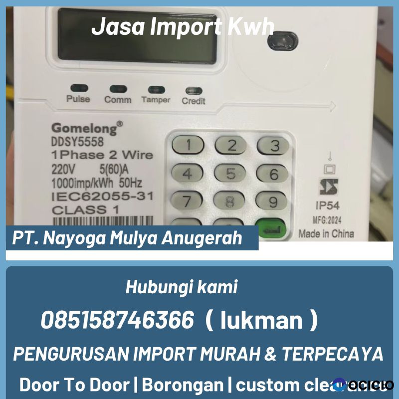 Jasa Import KWH Meter Door To Door | NYG Express