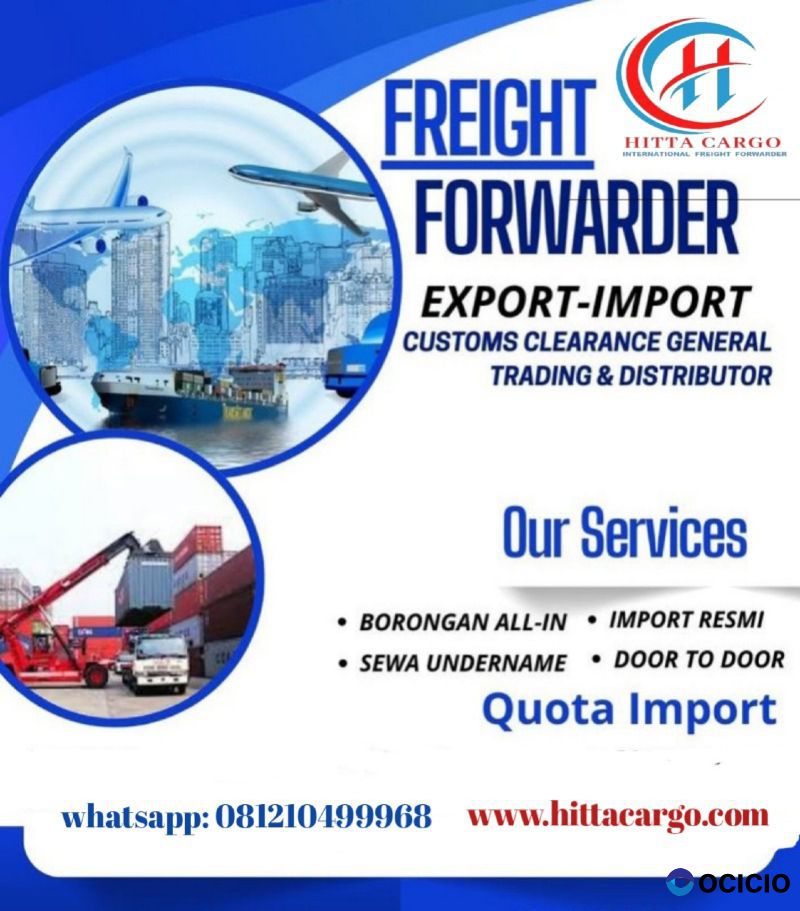 Forwarder import door to door Medan 