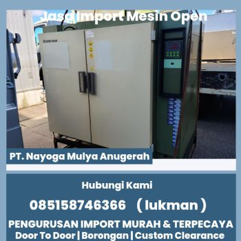 Jasa Import Mesin Open Door To Door | NYG Express