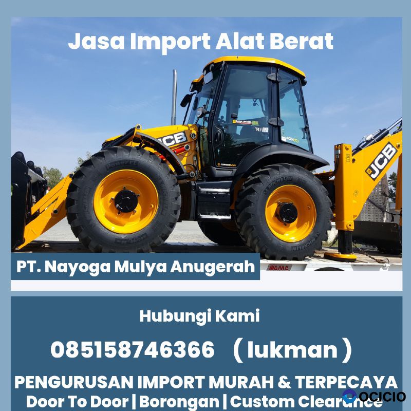 Jasa Import Excavator Door To Door | NYG Logistics