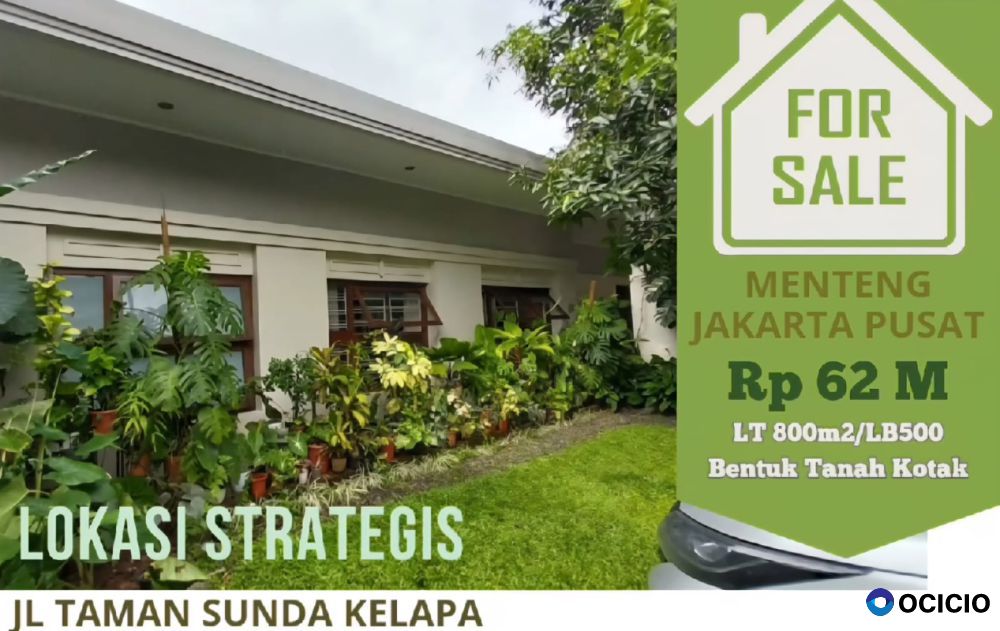 Turun Harga, Dijual Cepat Rumah di Jl.Taman Sunda Kelapa, Menteng, Jakarta Pusat