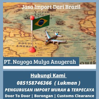 Jasa Forwarder Brazil Import Door To Door