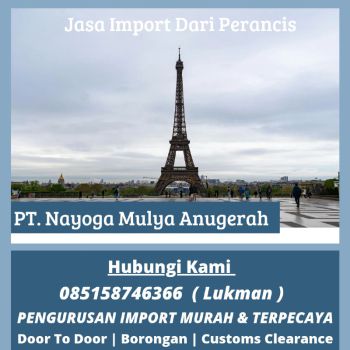 Jasa Forwarder Perancis Import Ke Indonesia