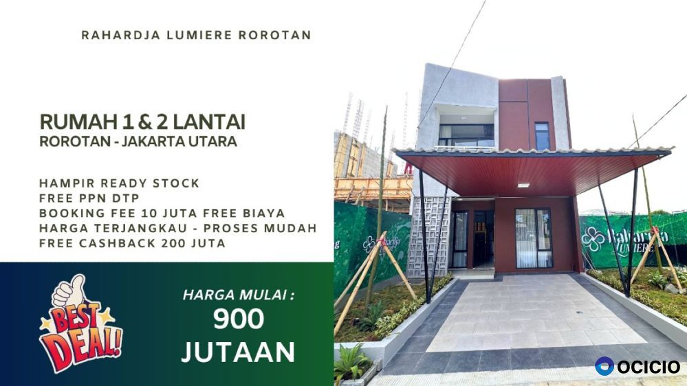 Perumahan Rahardja Lumiere Rorotan - Ready Stock PPN DTP