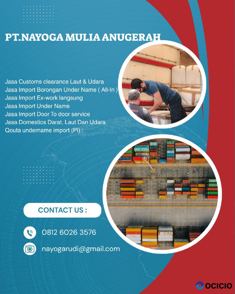 forwarder jasa import plat baja singapura - nayoga logistics