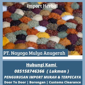 Jasa import herbal india - Nyg Logistics
