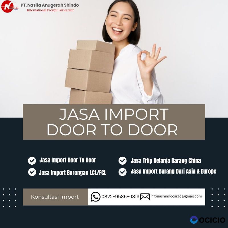 Forwadert Import Sparepart Door To Door
