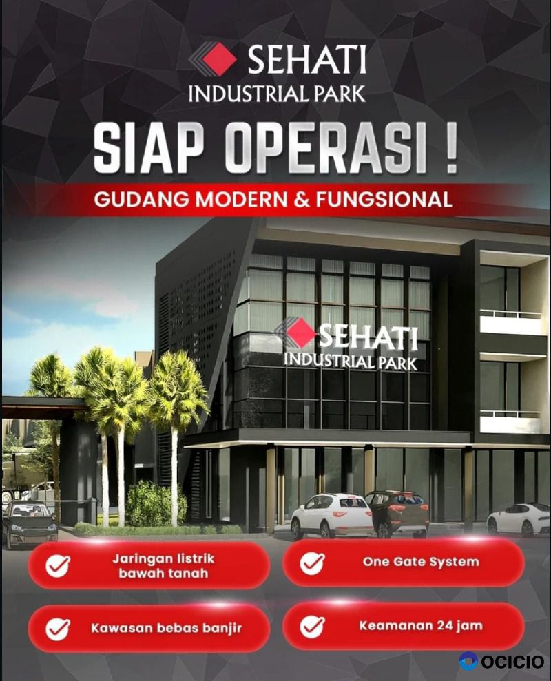 Dijual Gudang Sehati Industrial Park di Jl. Raya Pilang, Ketimang