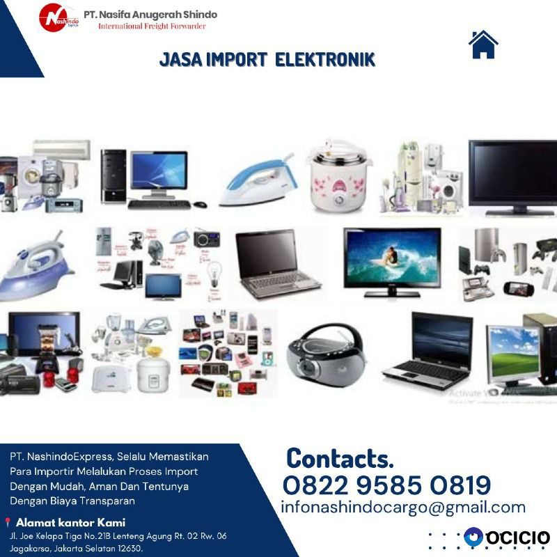 Jasa Import Barang Elektronik