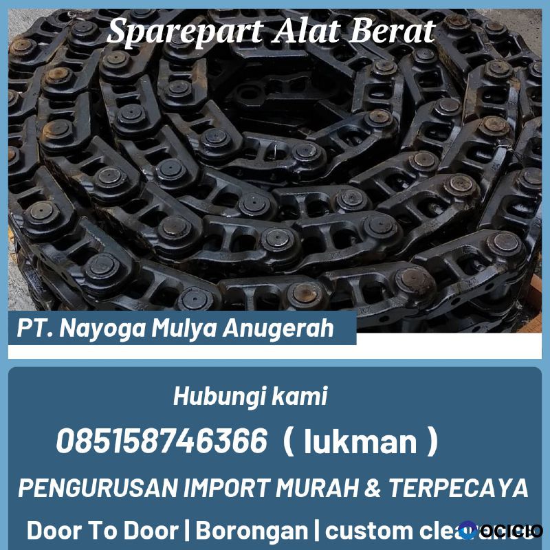 Jasa pengiriman sparepart alat berat import dari india